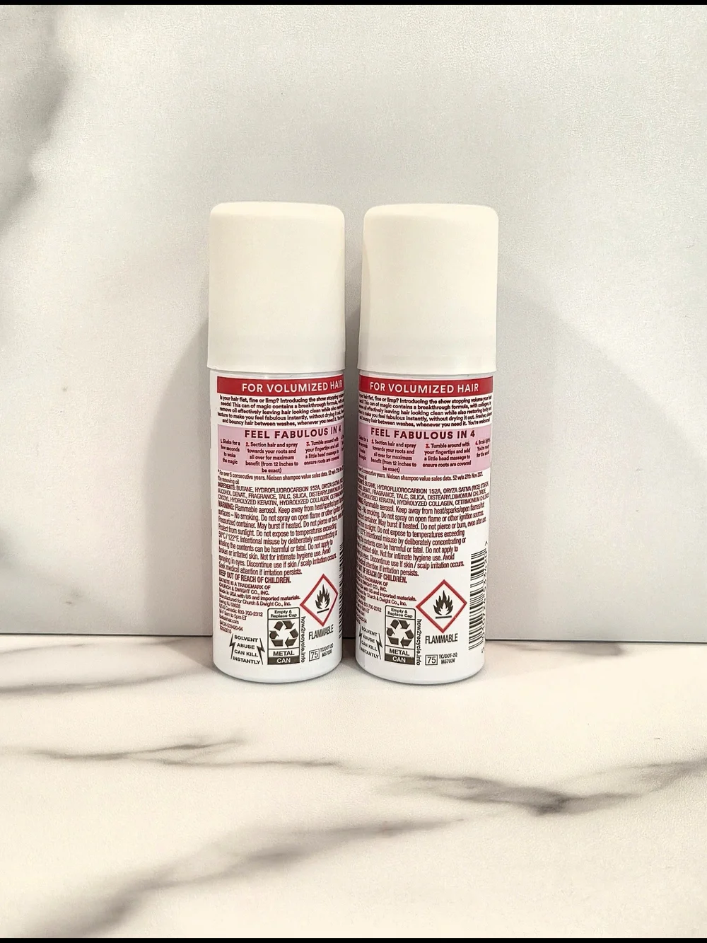 Batiste Volumizing Dry Shampoo Instant Hair Refresh 1.06oz Each × 2 (Two) NEW